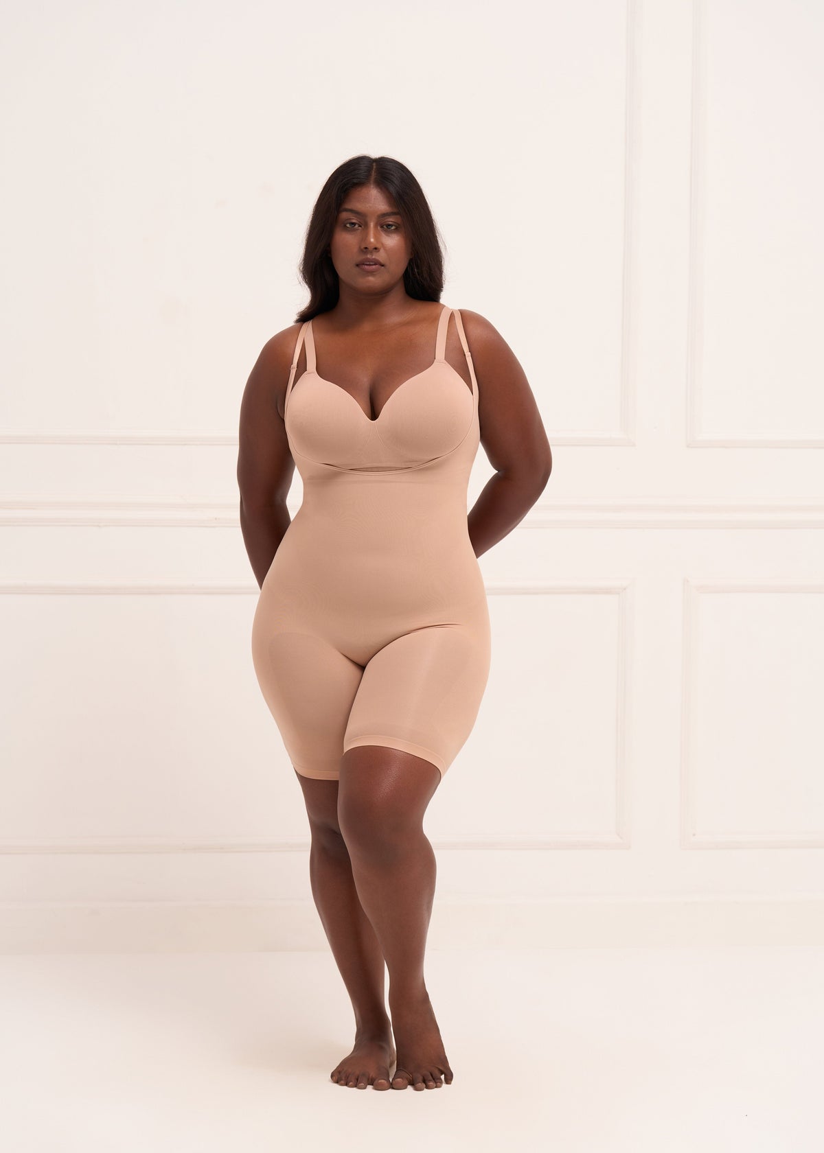 Open Bust Butt Lifting Bodysuit