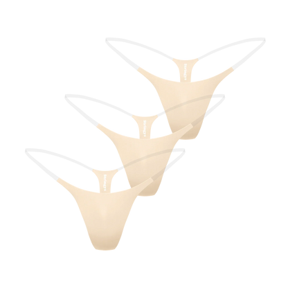 3 PACK NUDE INVISIBLE UNDERWEAR