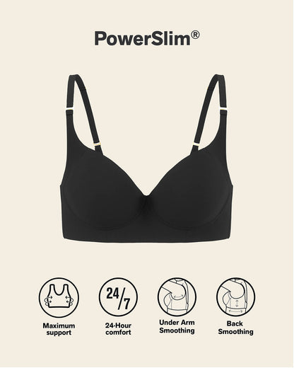 Back Smoothing Bra with Soft Full Coverage Cups