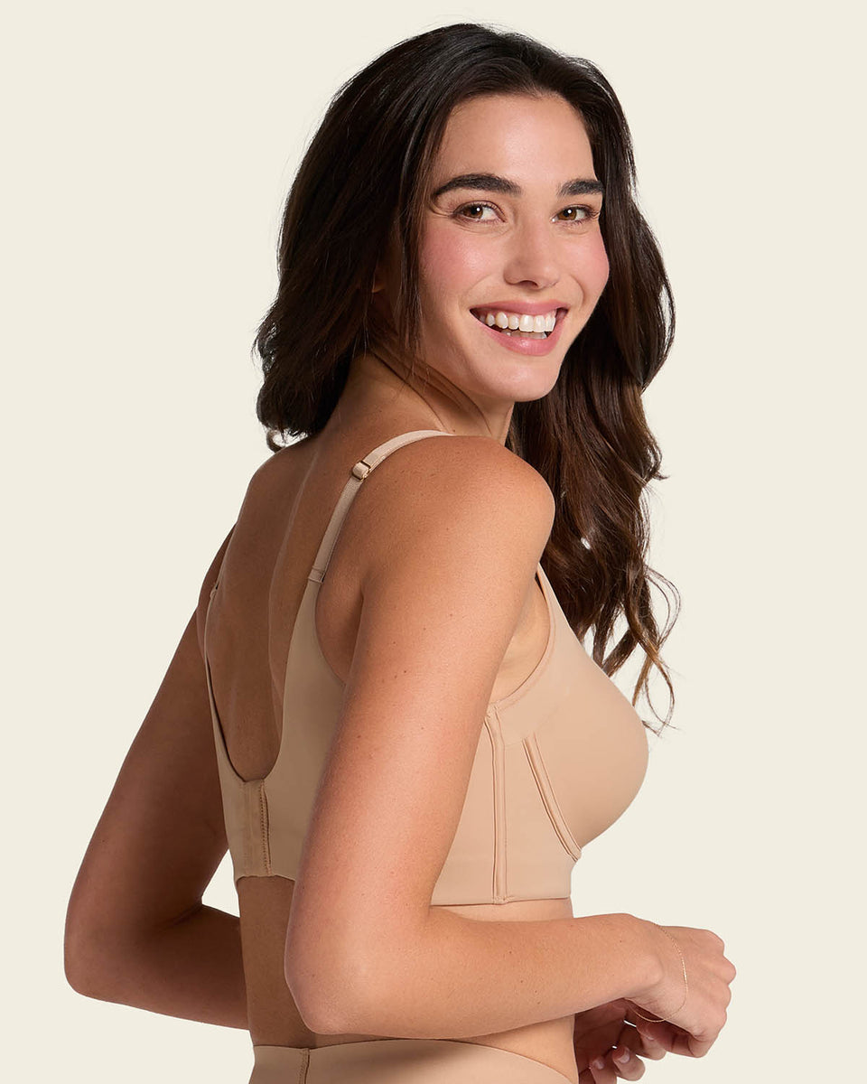 Back Smoothing Bra with Soft Full Coverage Cups