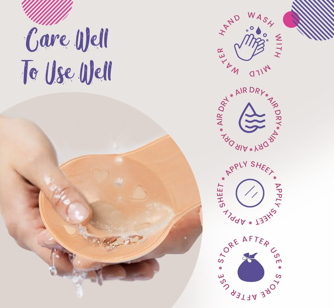 Reusable Breast Lift Cup Rabbit Shaped (Buy 1 Get 1 Free)