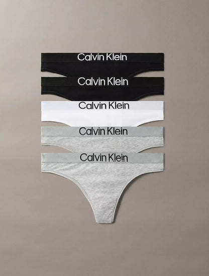 CK Cotton 5-Pack Thong