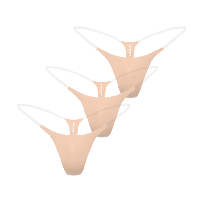 3 PACK NUDE INVISIBLE UNDERWEAR